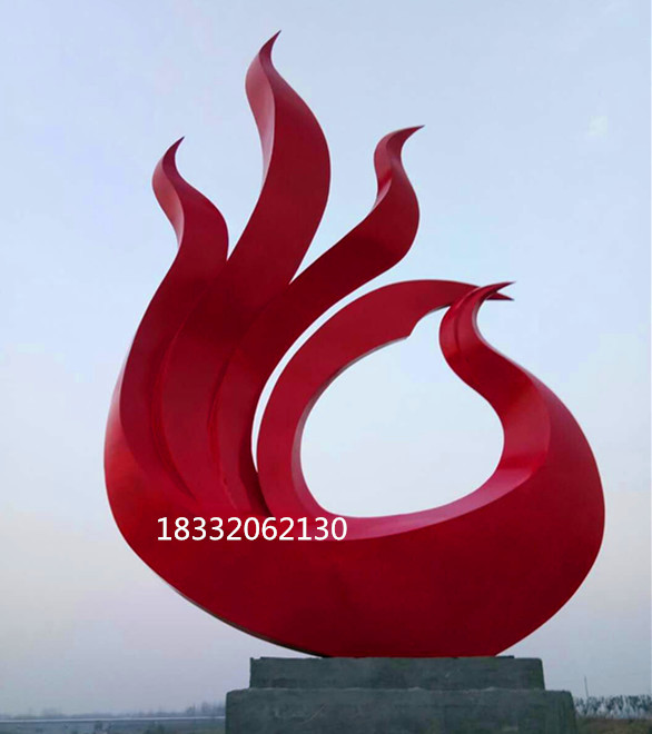 园林，校园，小区烁景抽象雕塑《不锈钢凤凰雕塑》唐山